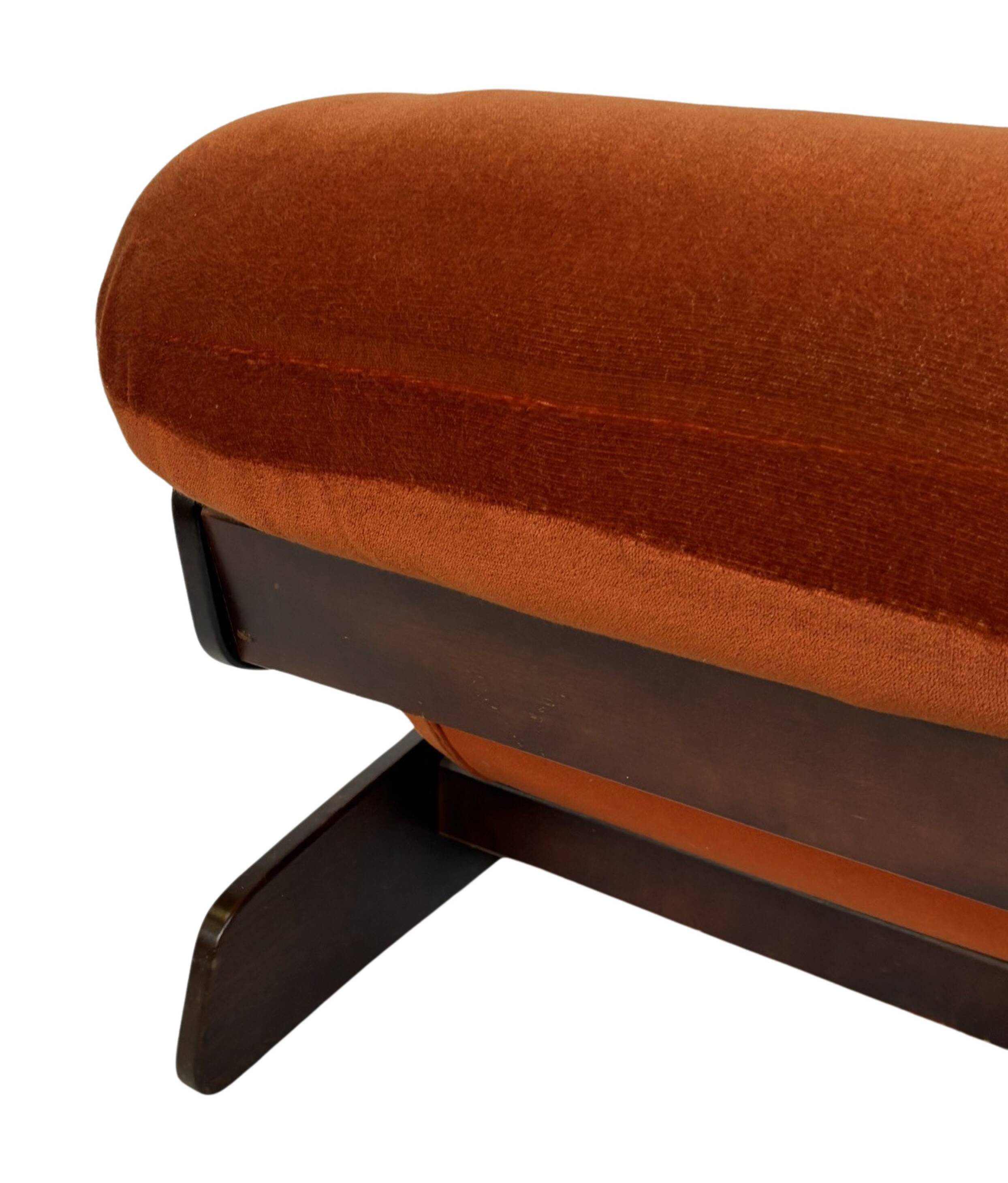 Vintage Space Age Sofa Two Seater Sofa Design 1970s