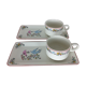 Mugs Les Amoureux de Gien, by Marie Pierre Boitard, breakfast service