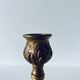 Bougeoir classique ancien en bronze doré