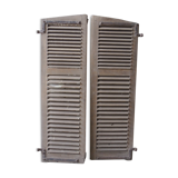 Pair of vintage louver shutters
