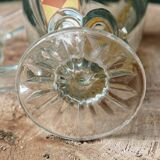 Pichet à limonade en verre, art déco