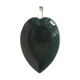Ravier feuille en faience de Longchamp 50s losanges mid century