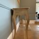 Light oak console