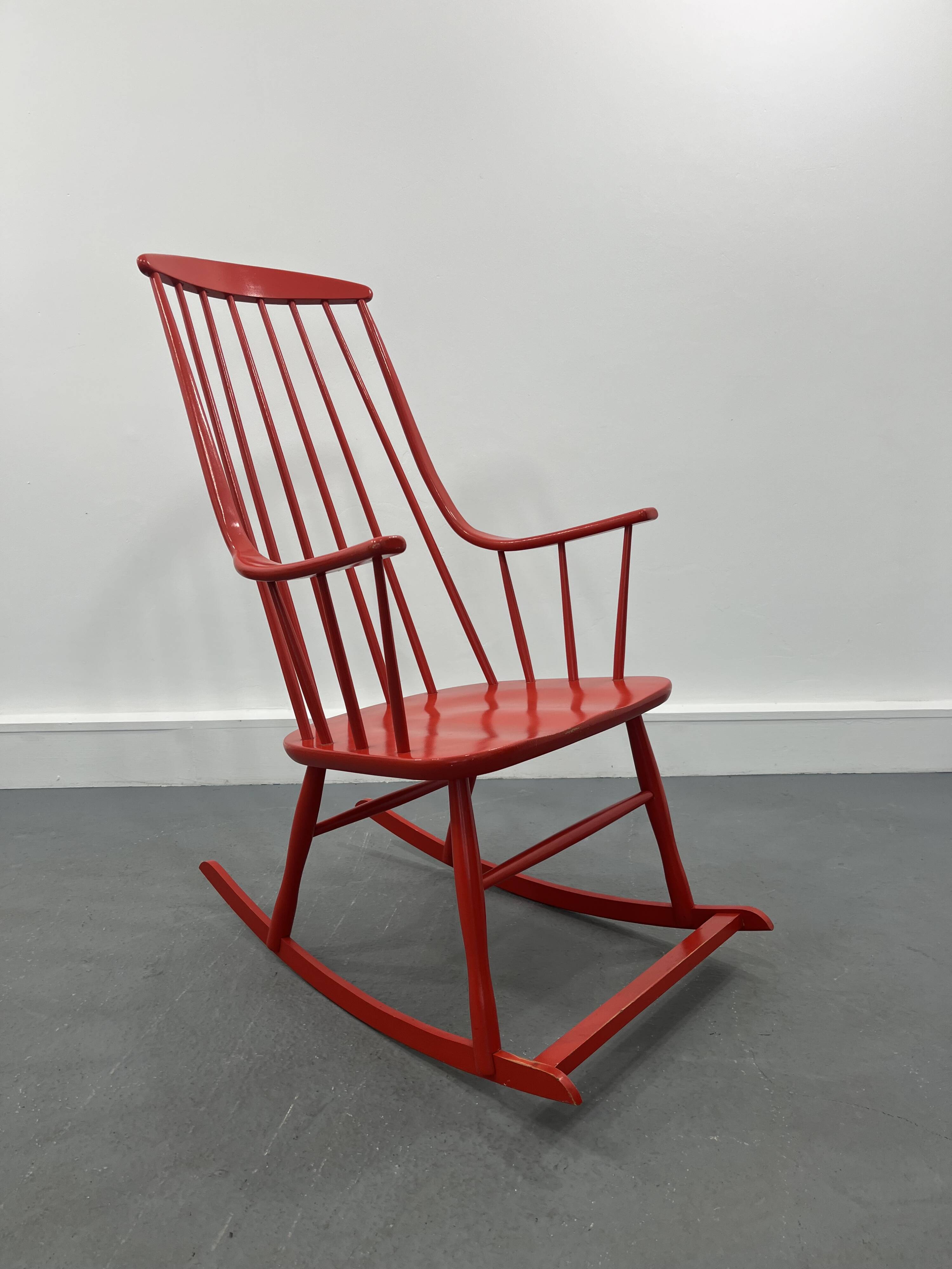 Scandinavian Rocking CHair , 1970 S