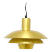 Golden Belux lamp, Denmark, 1970s
