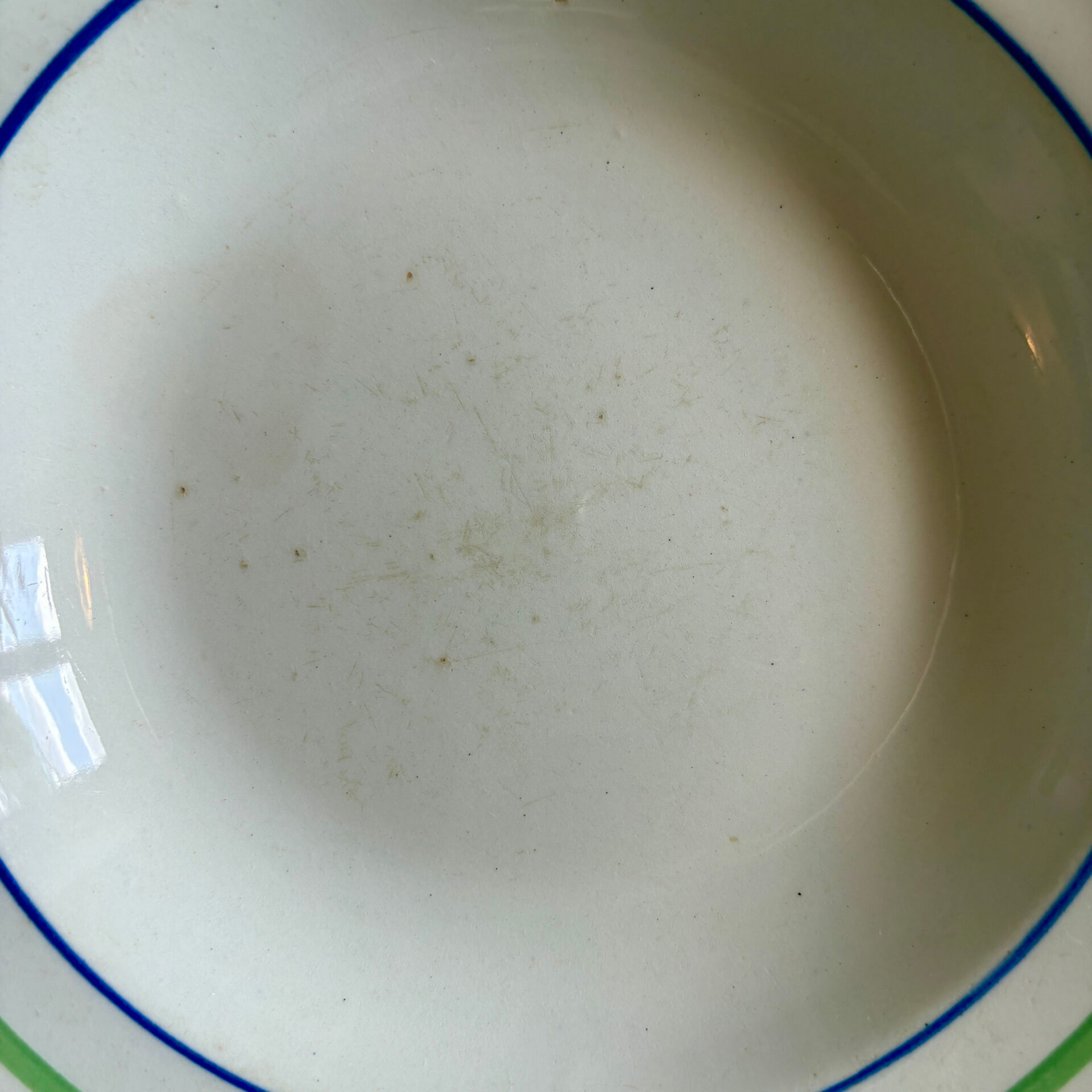 Set of 6 vintage deep plates, Gildas models