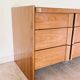Commode moderniste années 70/80 en merisier plaqué