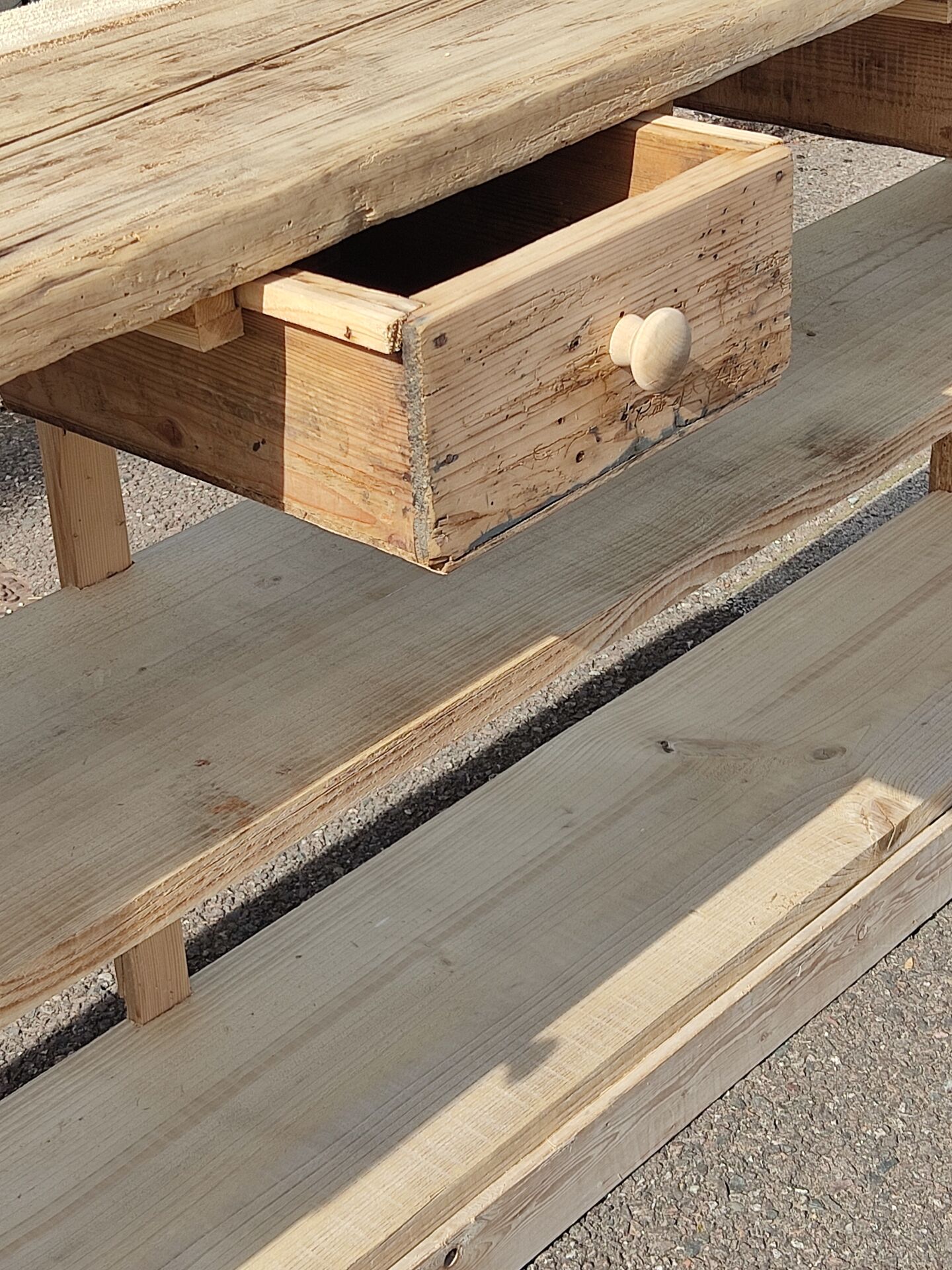 Workshop console table