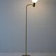 1950s Scandinavian Floor Lamp in Brass