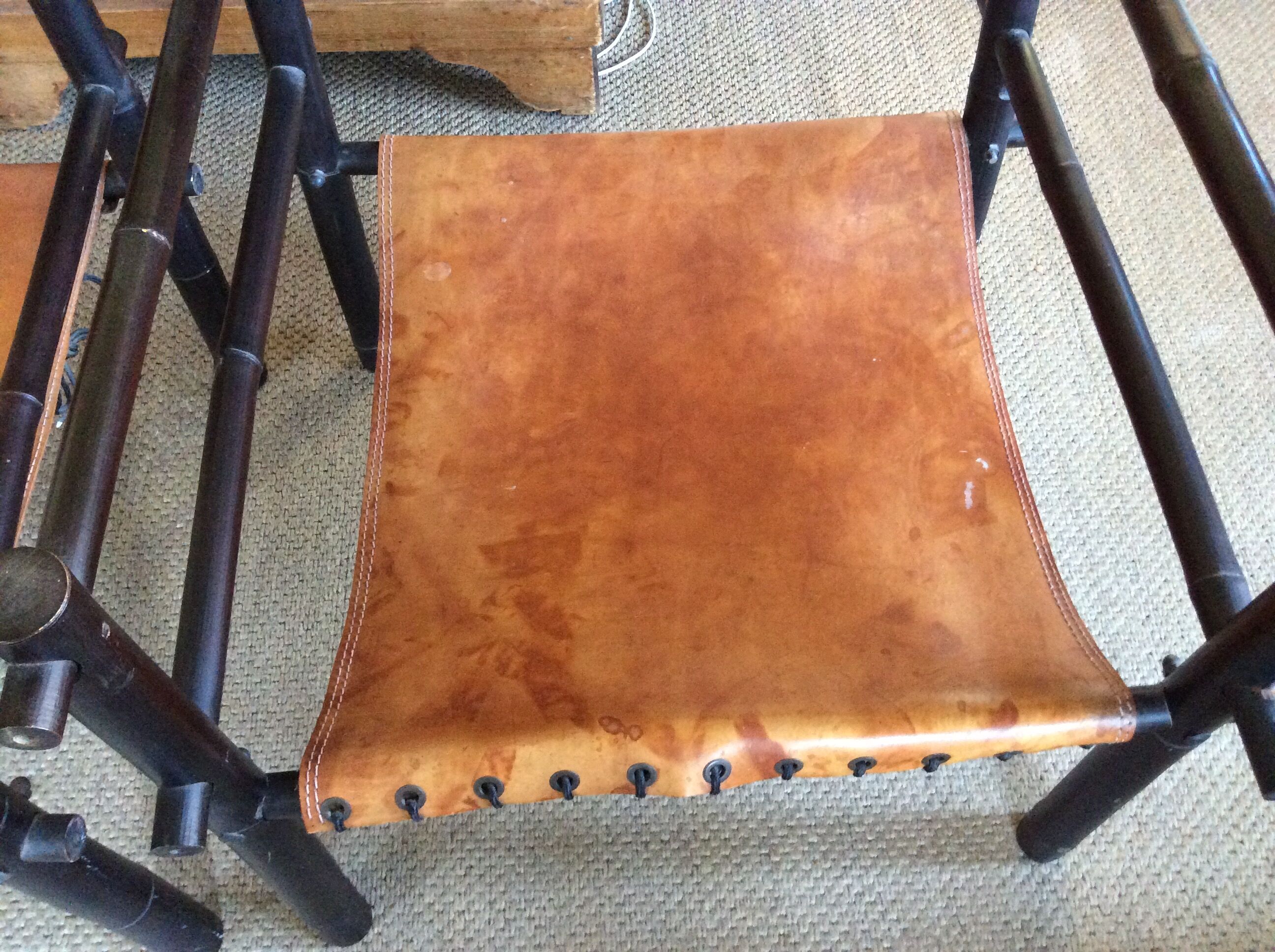 Paire de fauteuils safari