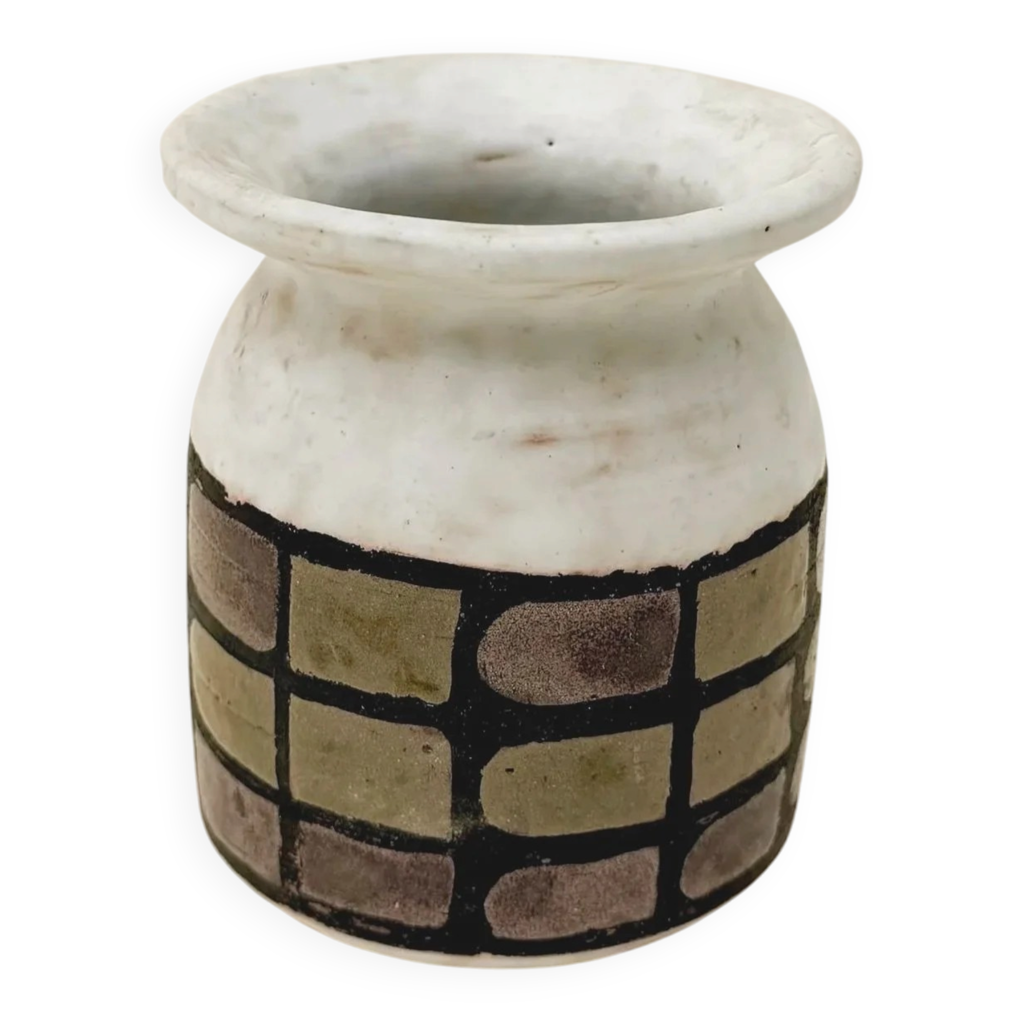 Ceramic vase signed, France 1960