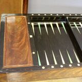 19th Century mahogany Tric Trac game table