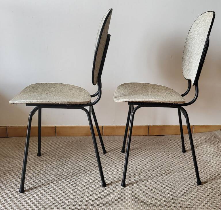 Set of 4 vintage chairs from the 50s/60s