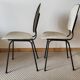 Lot de 4 chaises vintage années 50/60