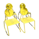 Set of 4 chairs "Charlie" of Carlo Bimbi and Nilo Gioacchini
