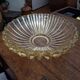 Large glass dish signed Pierre d'Avesn.
