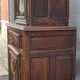 Louis XIII style two-piece recessed high wardrobe