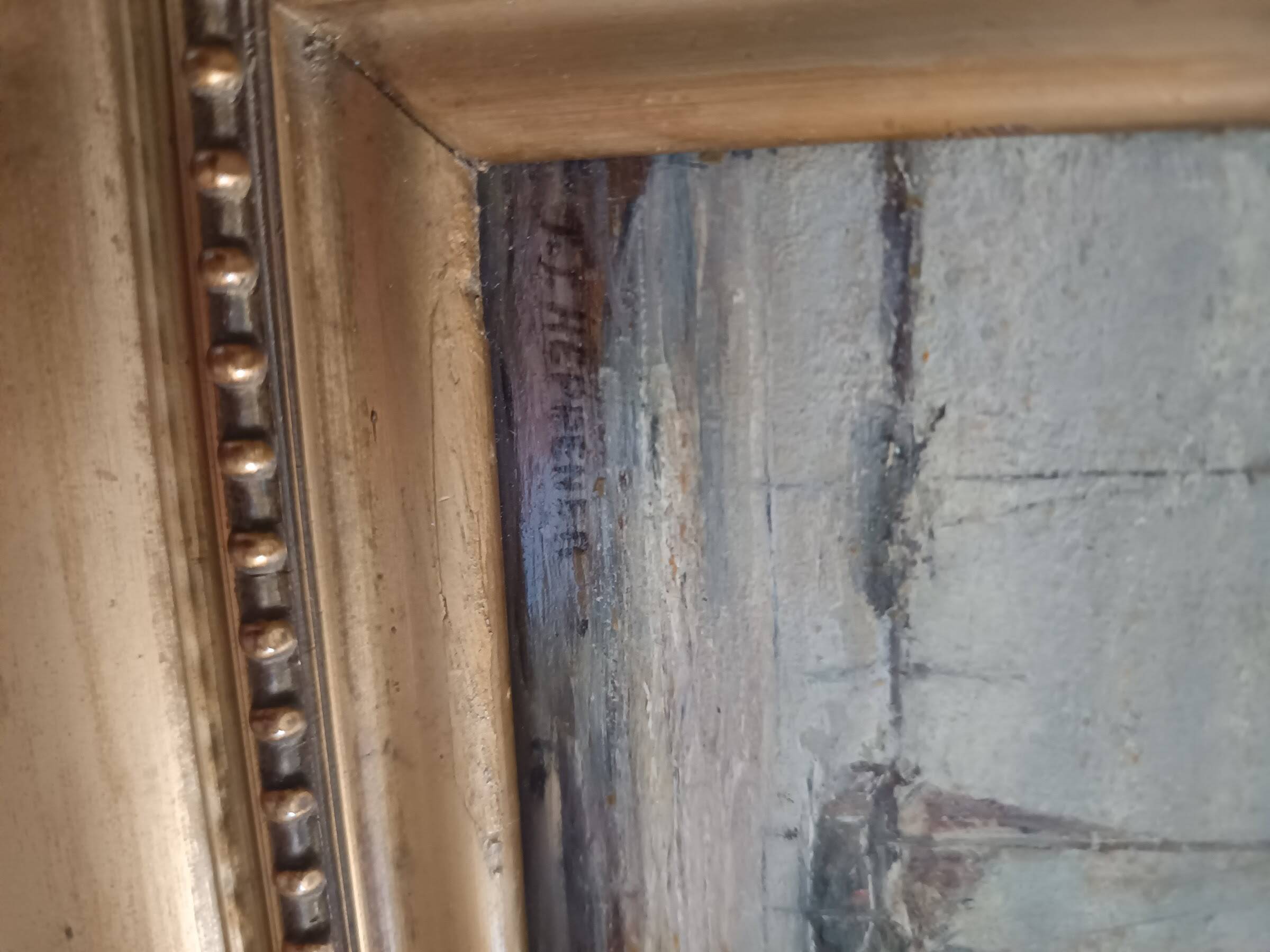 Tableau ancien fin XIXe siècle