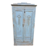 Ancienne armoire Art déco en teck birman