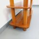 Bibliothèque étagère vintage en orme des années 80