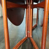 Extremely rare - Danish 20/59 vintage Drop Leaf table in teak by Peter Hvidt and Orla Mølgaard Nielsen for France & Søn - 6 - 8 people