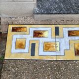 Vallauris coffee table in enamelled lava MJR