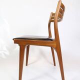 Set Of 6 Dining Room Chairs Model U20 Made In Teak By Johannes Andersen From 1960s