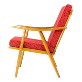 Mid Century Boomerang Armchair By Ton, Czechoslovakia 1960s