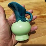 Ceramic vase pitcher signed