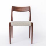 Set of 4 Niels Otto Møller Model 77 Chairs, Danish Mid Century Teak Dining