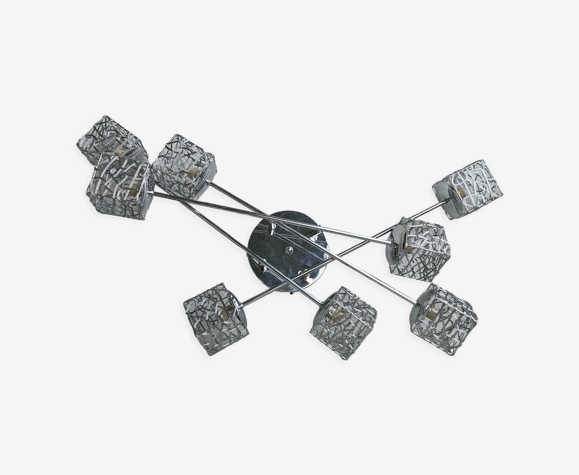 Luminaire métal chromé articulé