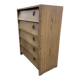 Vintage wooden shoe cabinet / drop-leaf cabinet