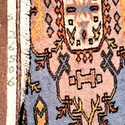 Oriental rug, size 243 x 168 cm, signed and numbered.