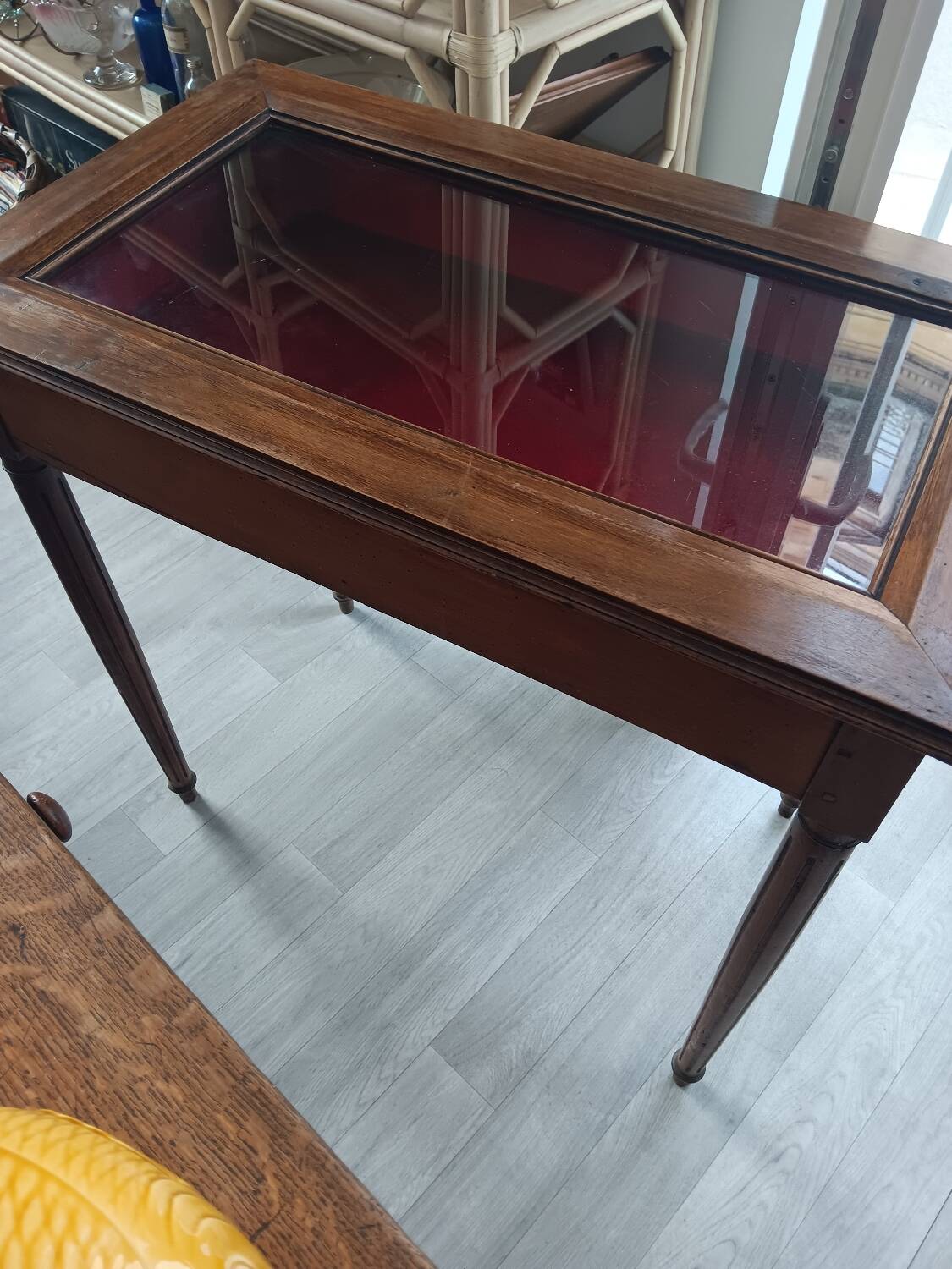 Old display cases