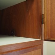 Armoire en teck, design danois, années 1970, fabricant : Omann Jun