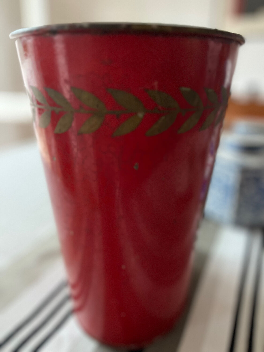 Empire era painted sheet metal wasteland