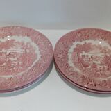 English dessert plates