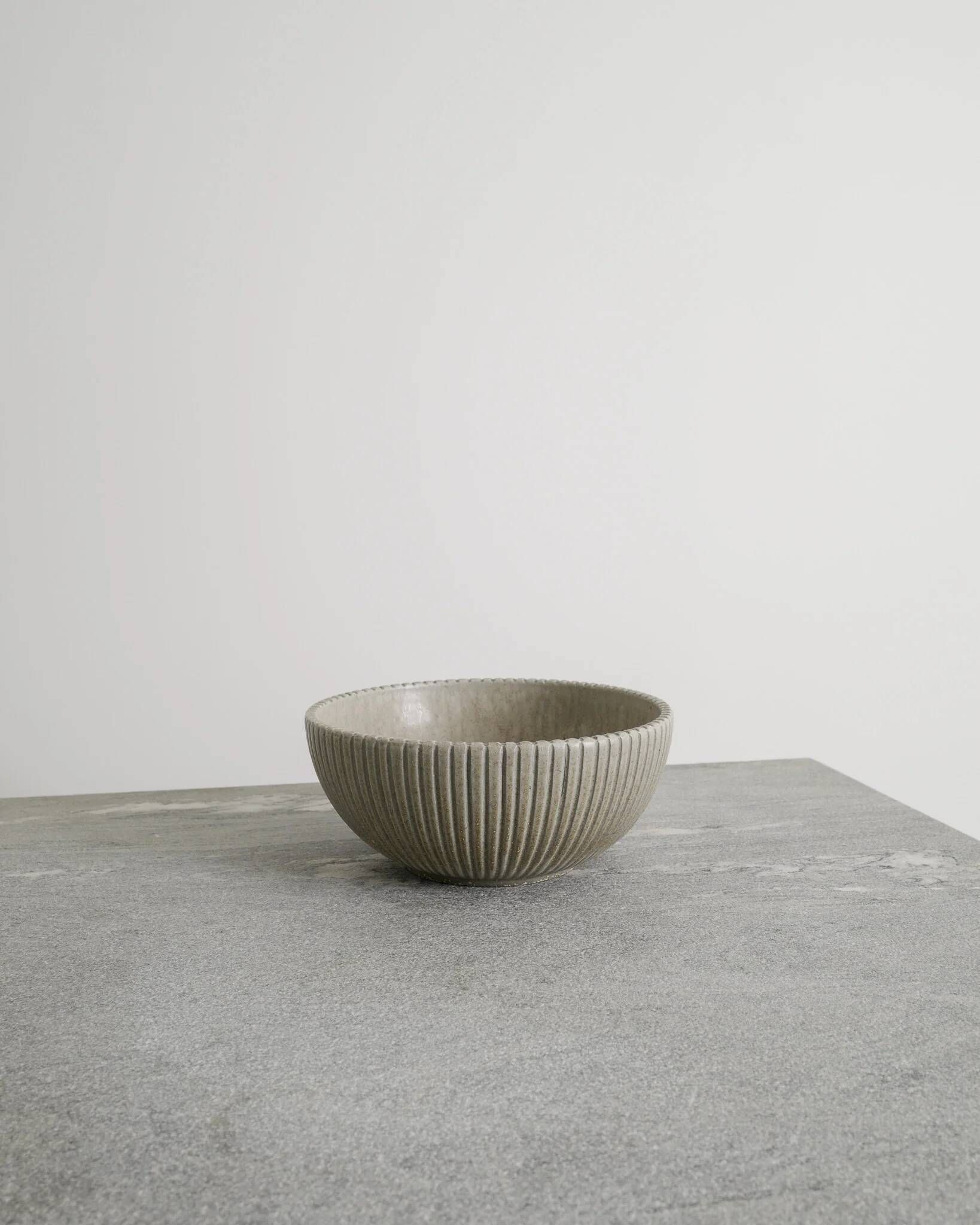 Vintage Danish Mid Century Decorative Ceramic Bowl by Arne Bang, 1950s