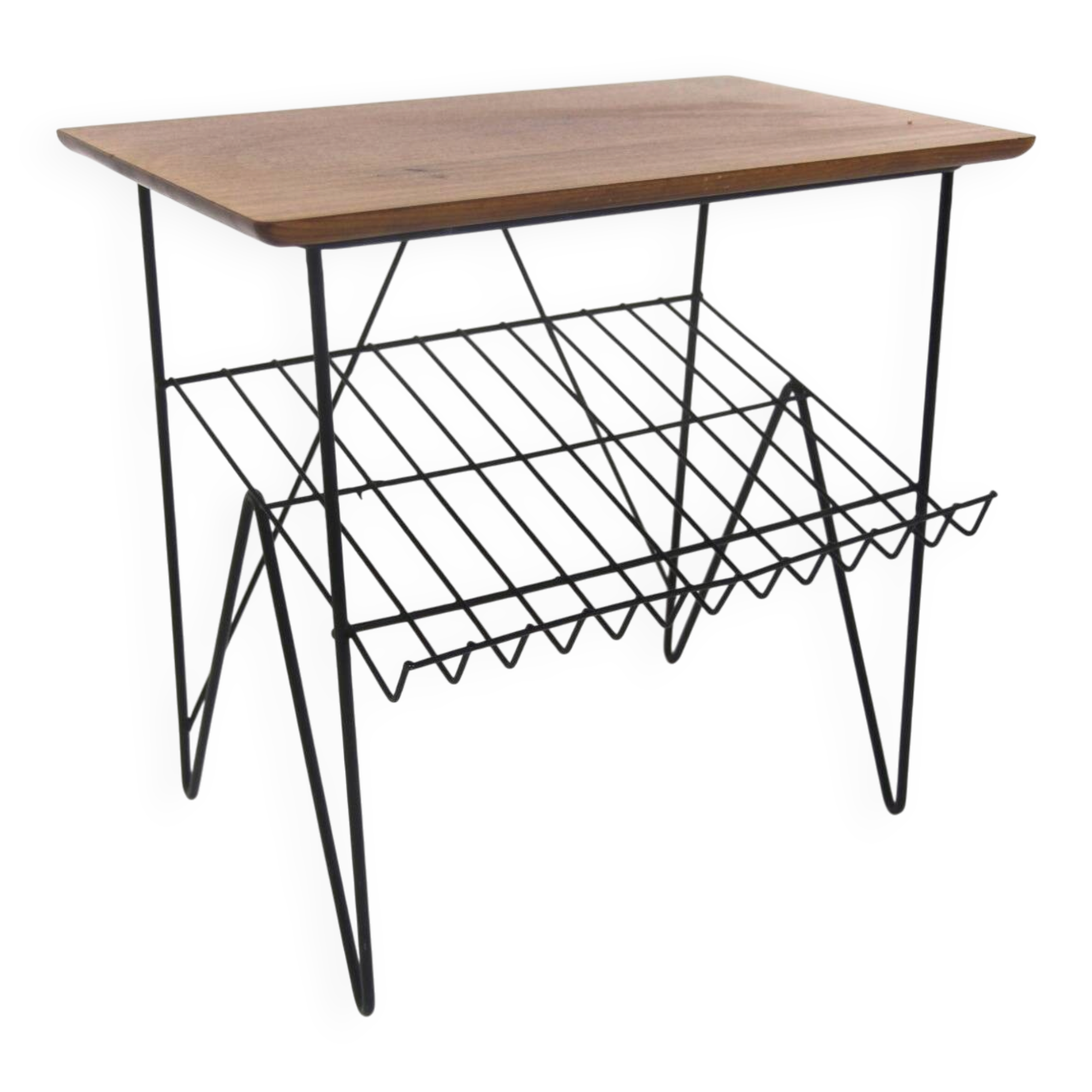 "Stringbord" side table in teak, Sweden, 1950