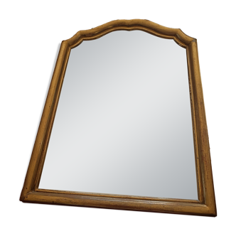 Antique mirror, frame in gilded wood with fine gold.