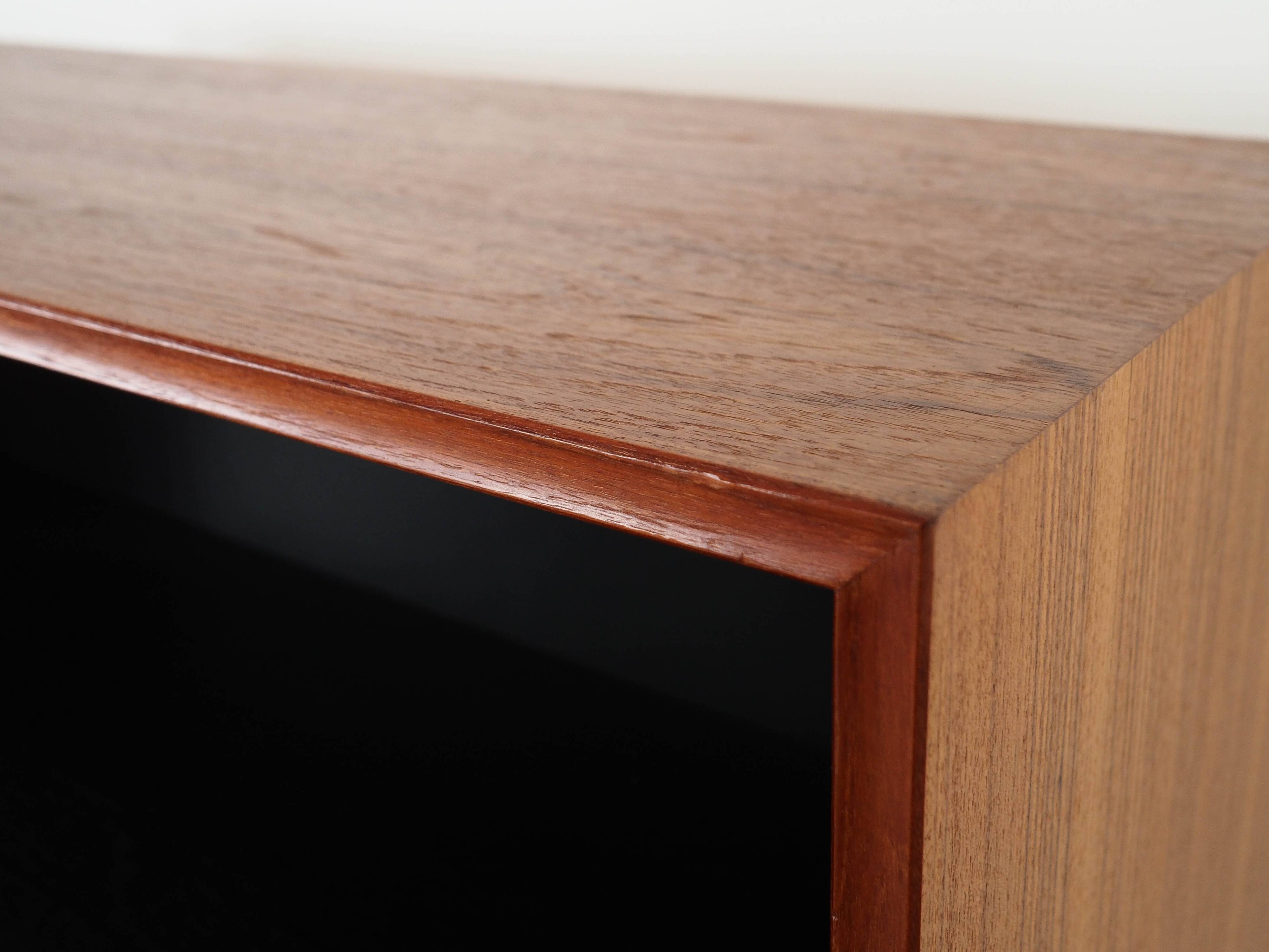 Teak bookcase, Danish design, 1970s, production: Denmark