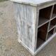 White patinated wooden craft