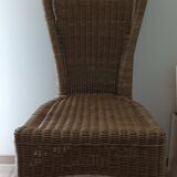 Chaise en rotin