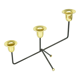 1970s. minimalist table candle holder, for three candles, belgium