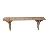 Fir farmhouse bench