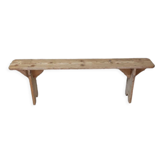 Fir farmhouse bench