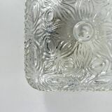 Petite applique murale plafonnier rond verre minimaliste 1970 1980 seventies eighties LAMP-7277