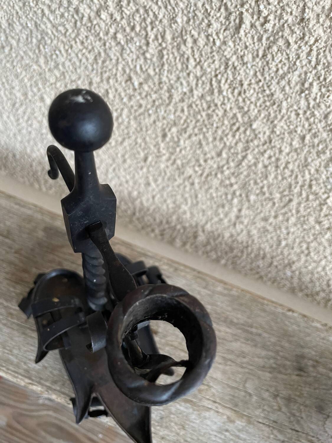 ARTS & CRAFTS PAIR OF CANDLESTICKS