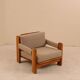 Fauteuils en orme, 1980’s