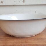 Enamelled sheet metal basin